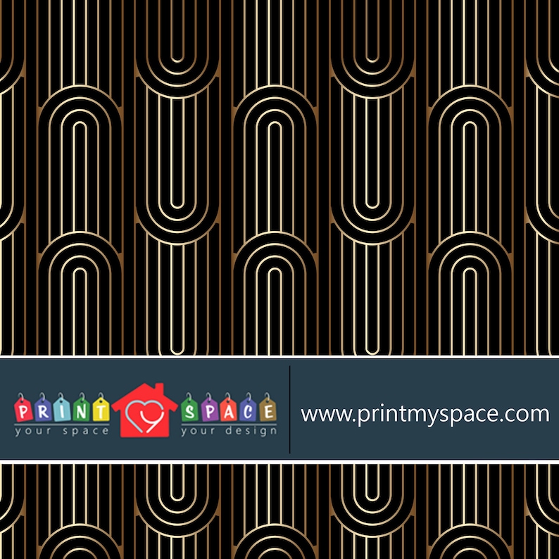 Embossed Geometric Art Deco Wallpaper Traditional Wallpaper Etsy