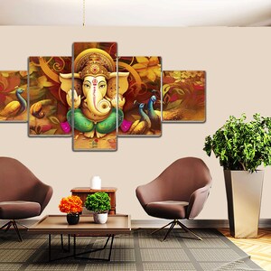 Buy Canvas Wall Painting Art Abstract Geometric ain Landscape Wall