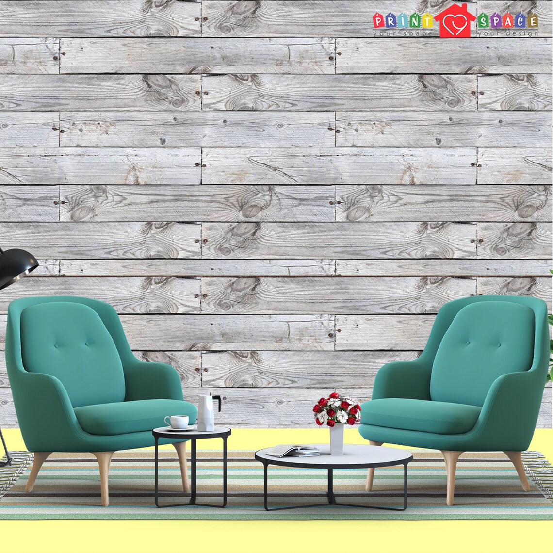 Gray Vintage Barnwood Shiplap Wallpaper Traditional Non woven Etsy