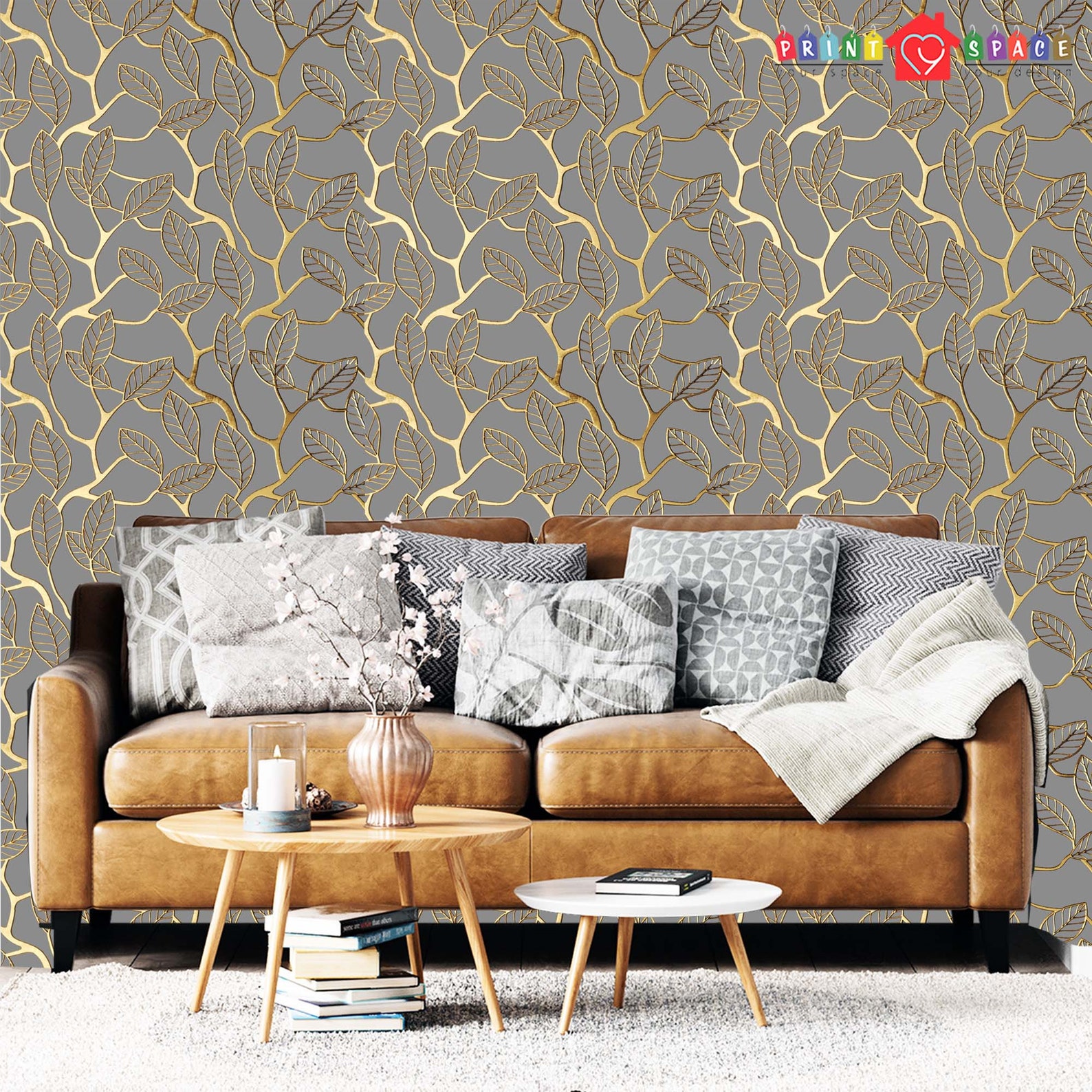 Vintage Gold and Gray Lattice Wallpaper Traditional Non Woven Etsy UK