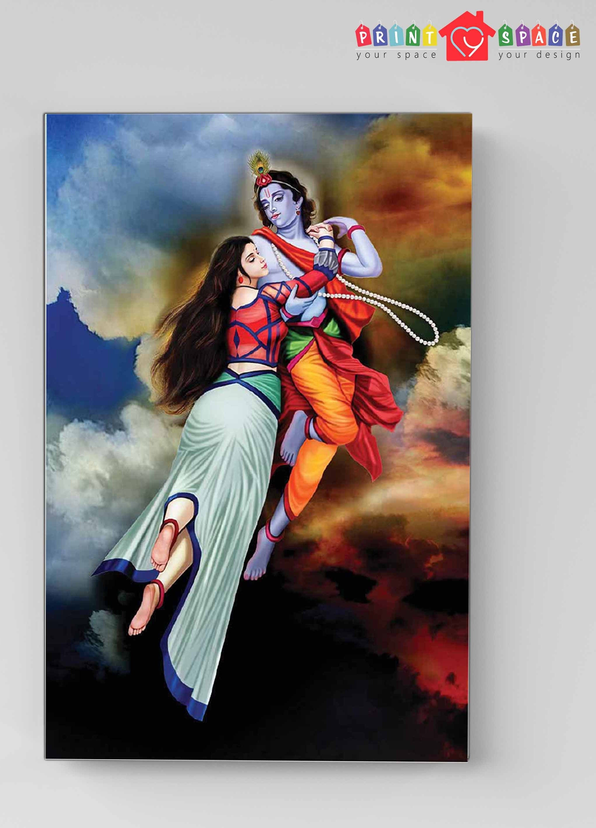 Buy Radha Krishna in Clouds Canvas Wall Art Large Canvas Wall Online in India - Etsy Buy Radha Krishna in Clouds Canvas Wall Art Large Canvas Wall Online in India - Etsy