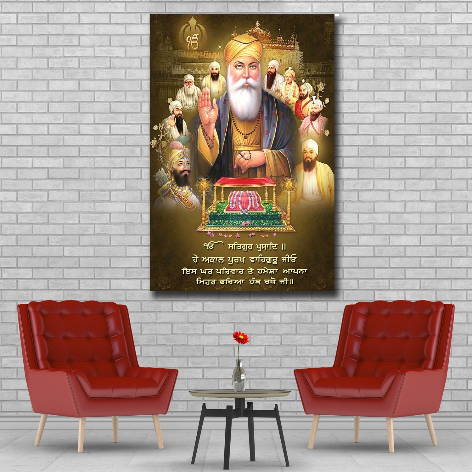 GURU NANAK JI Canvas Art Print for Wall Decor Painting GURU NANAK JI Canvas Art Print for Wall Decor Painting