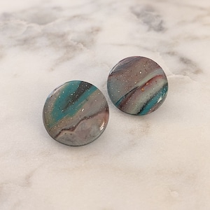Astronomical Phenomenon - Handmade Polymer Clay Stud Earrings