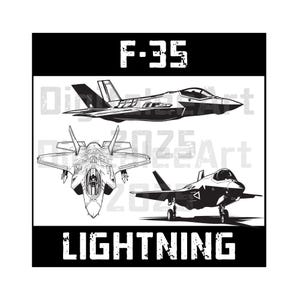 F-35 Lightning II Illustrations -Digital Download