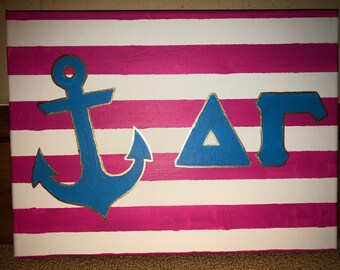 Sorority canvas | Etsy
