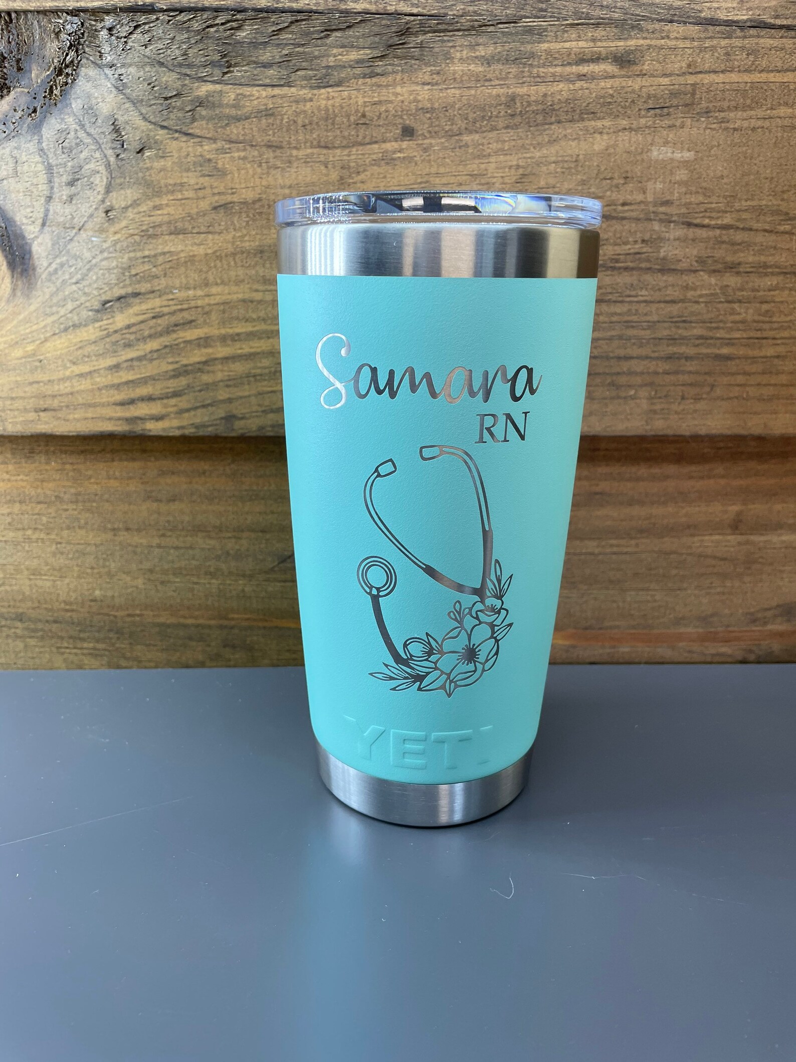 Nurse YETI Personalized 20 Oz YETI Custom Stainless Steel Etsy