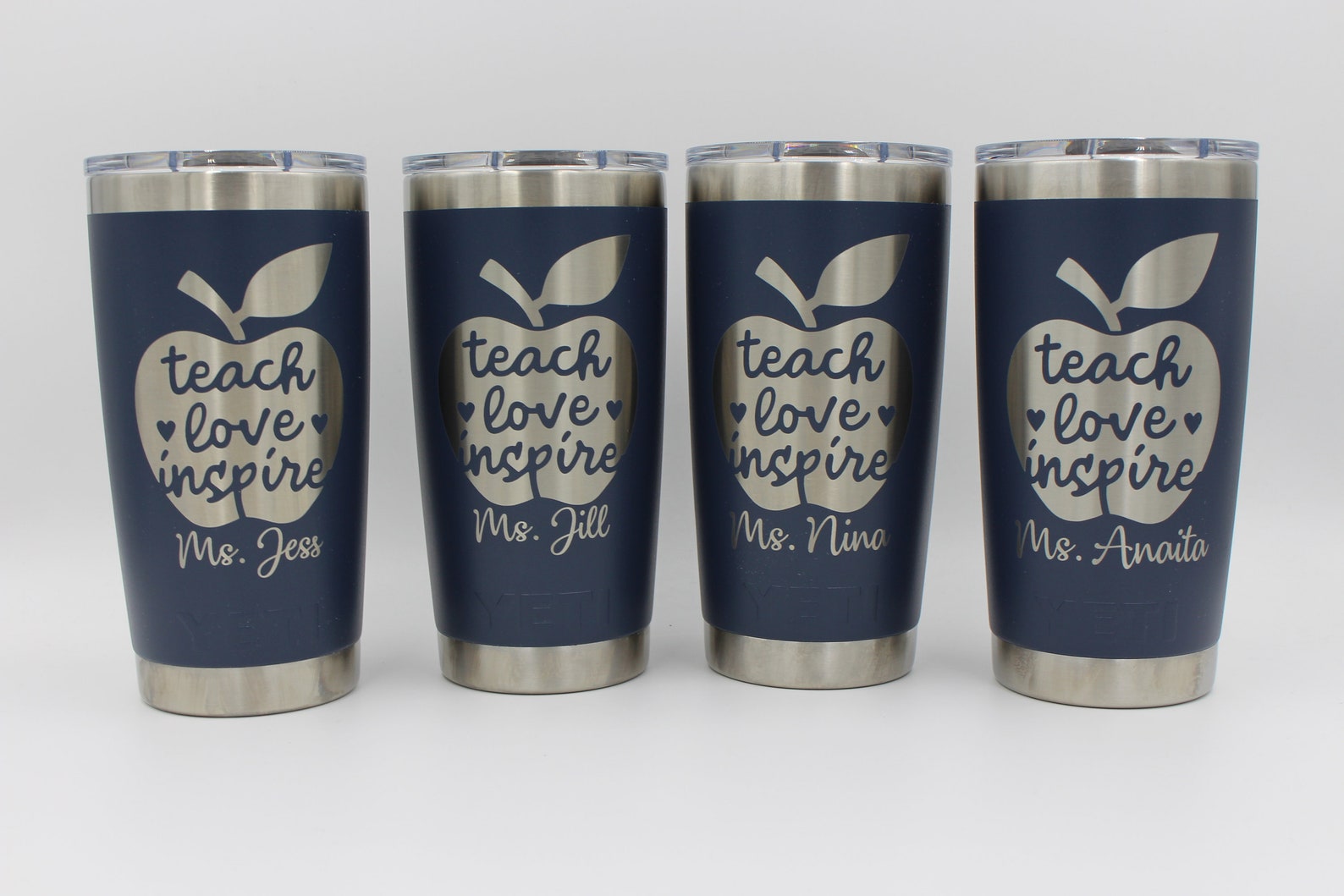 Teacher YETI Personalized 20 oz YETI Teach Love Inspire Etsy