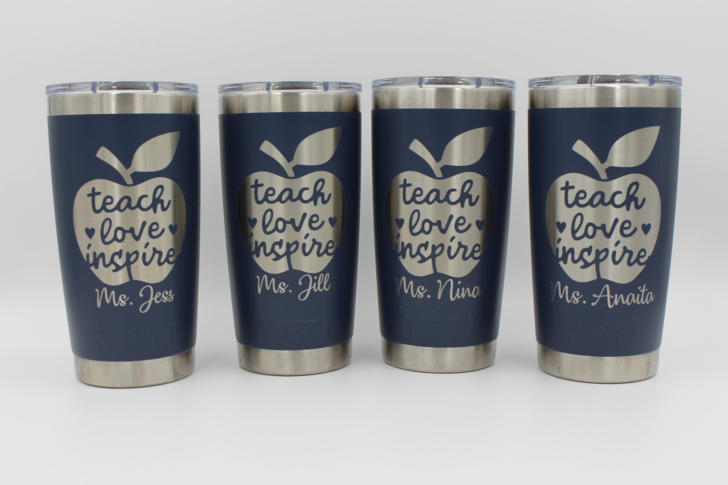 Teacher YETI Personalized 20 oz YETI Teach Love Inspire Etsy