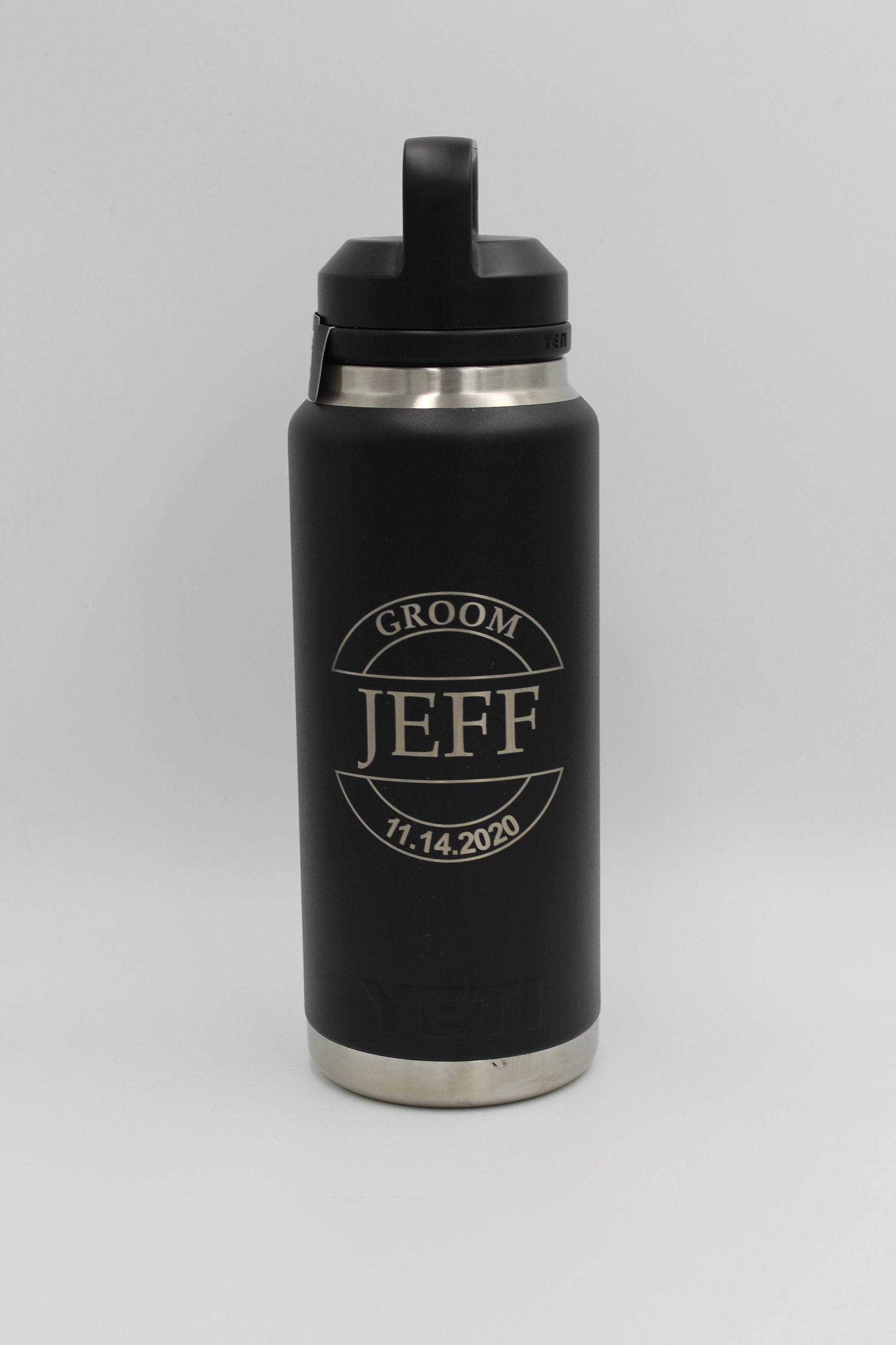 Yeti Company Logo Rambler Water Bottle 18oz / Black | Black Rifle Coffee Company