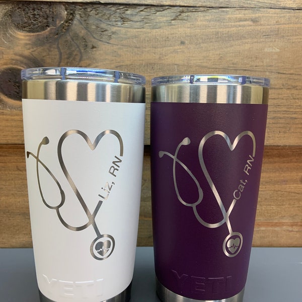 Nurse Yeti Tumbler Etsy