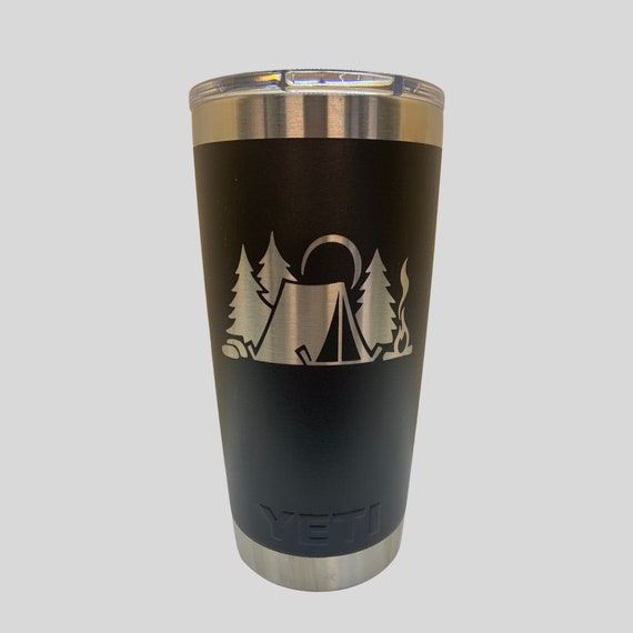 Happy Camper Personalized Yeti Mug - Custom Mug Engraving