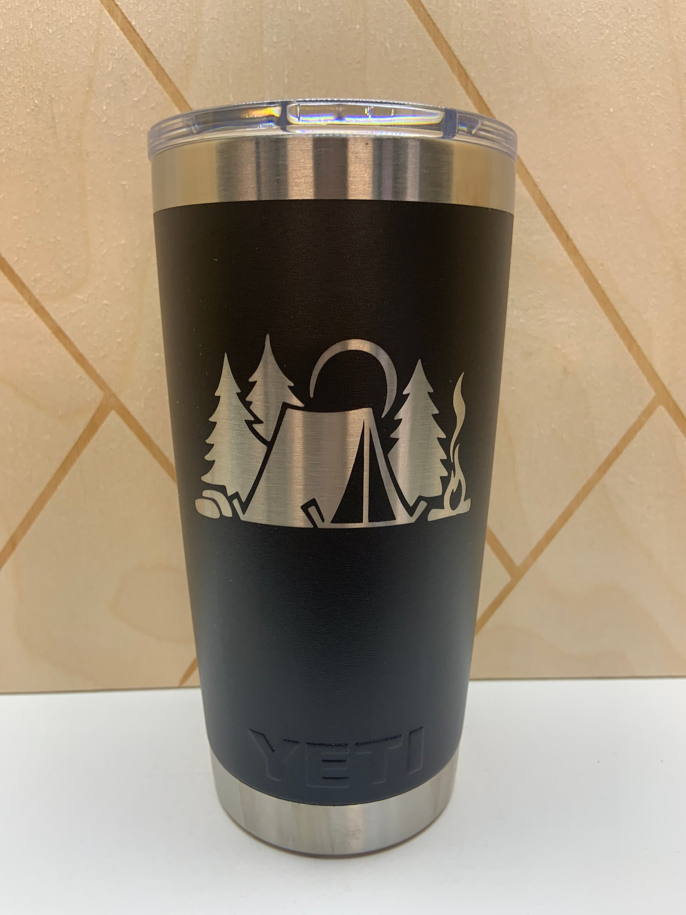 Camping YETI Personalized 20 Oz YETI Happy Camper Camping Etsy