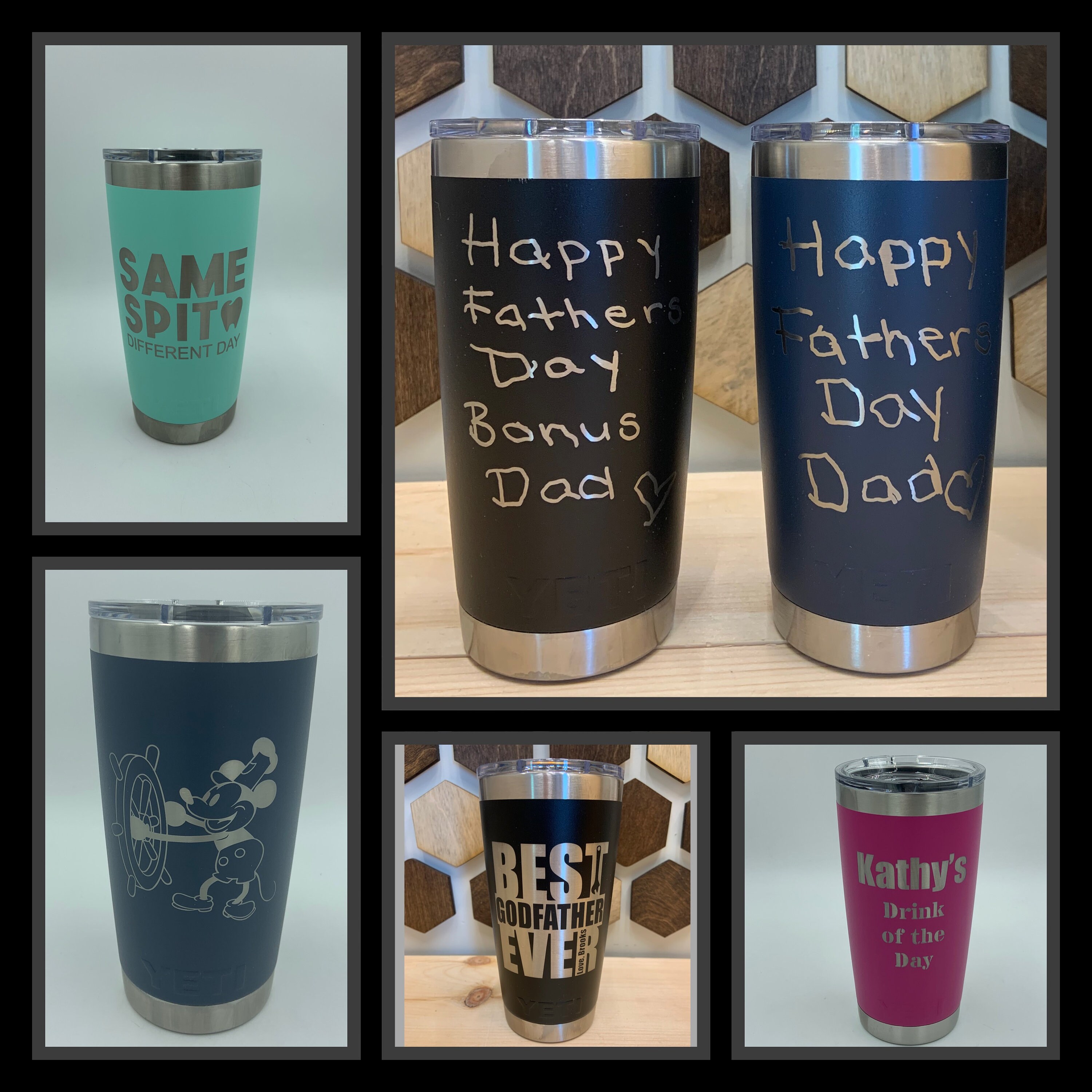 YETI Personalized 20 Oz YETI Custom Stainless Steel YETI Etsy Canada