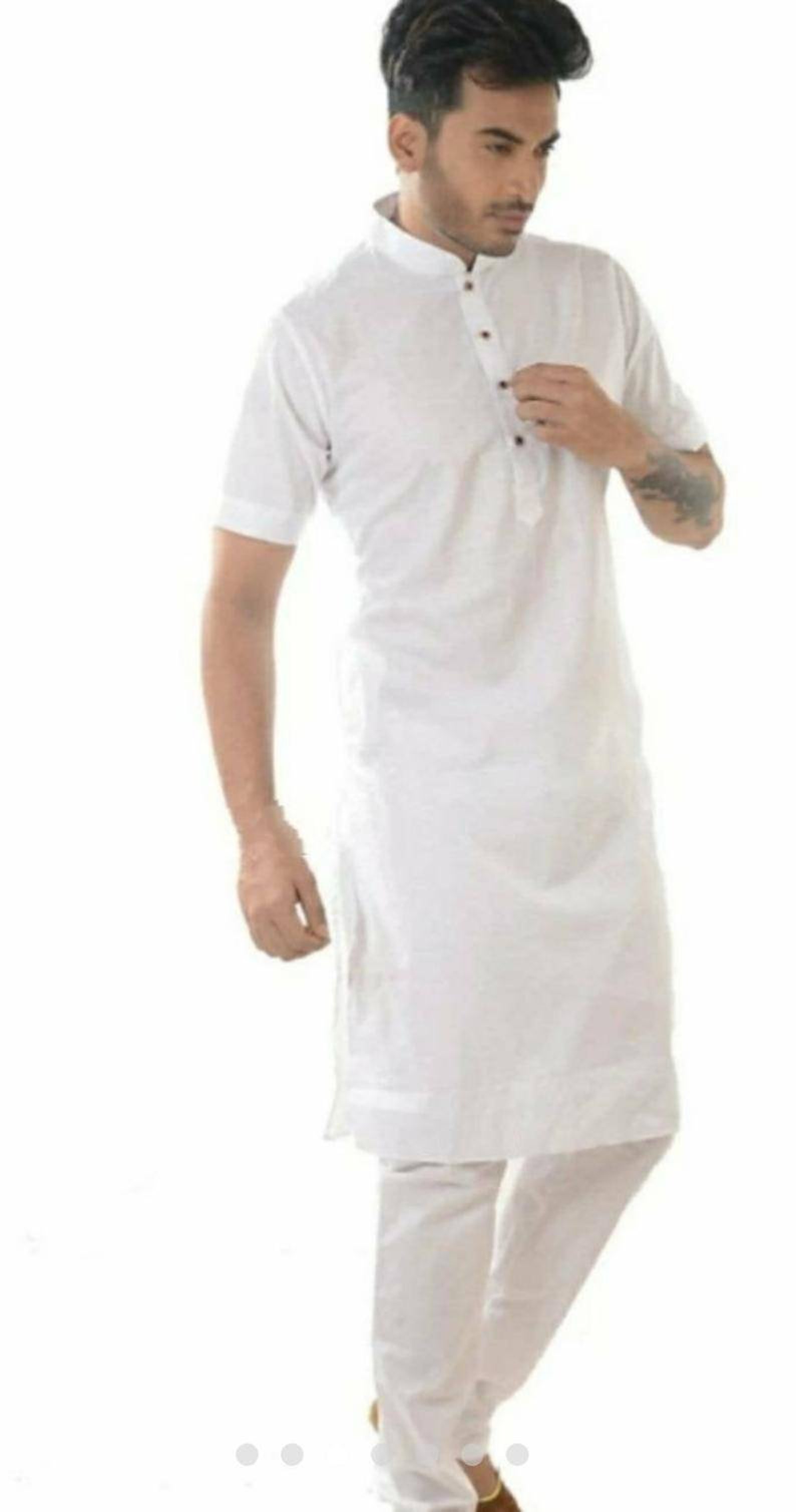 New Indian mens short kurta party wear kurta stylish kurta Etsy