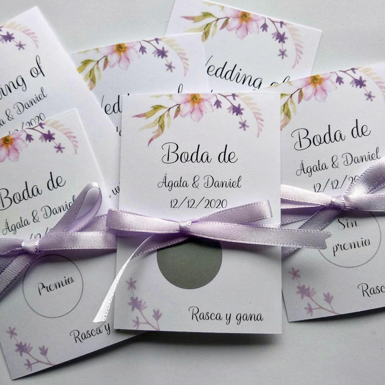 Scratch and win gift raffle among the guests scratch card Etsy