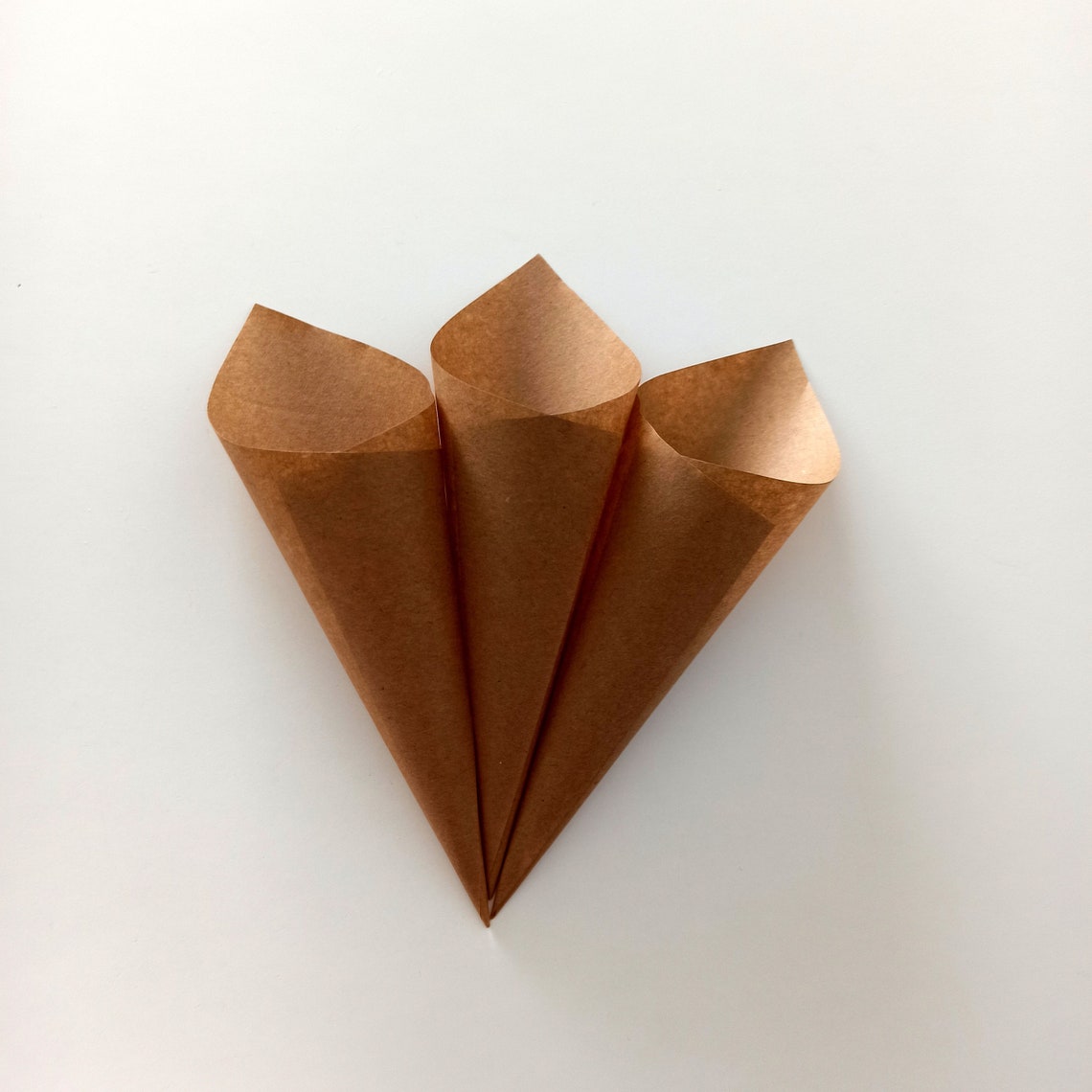 Cones for Rose Petals Cones for Wedding Cones for Confetti Etsy