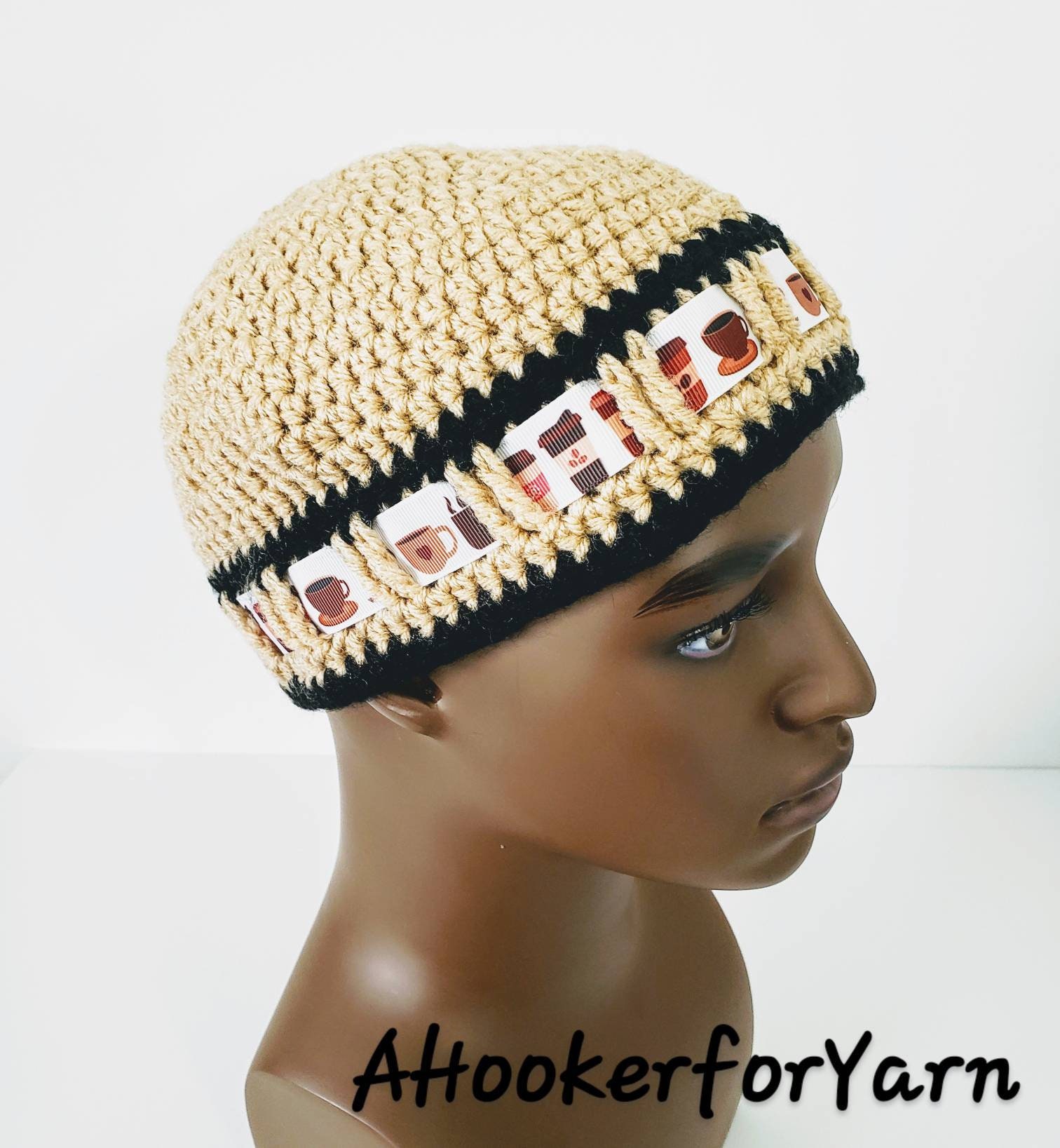 Stacy-crochet Mens Beanie Hat for 