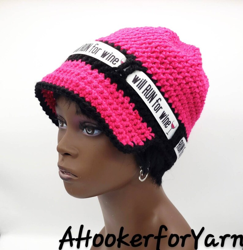 KATHY Pink Baseball Cap Dreadlock Hat Crocheted Women Etsy