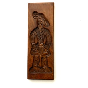 Vintage Nederlandse houten koekjesvorm