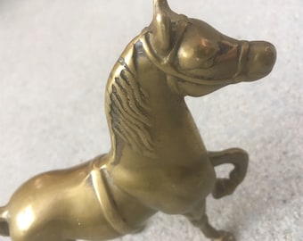 Vintage koperen paard
