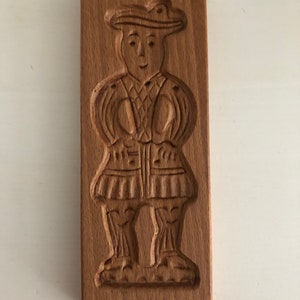 Niederländische Plätzchenform aus Holz
