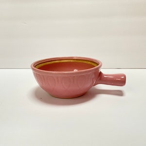 Vintage Pink Oven Ware Bowl/Planter, Made in USA