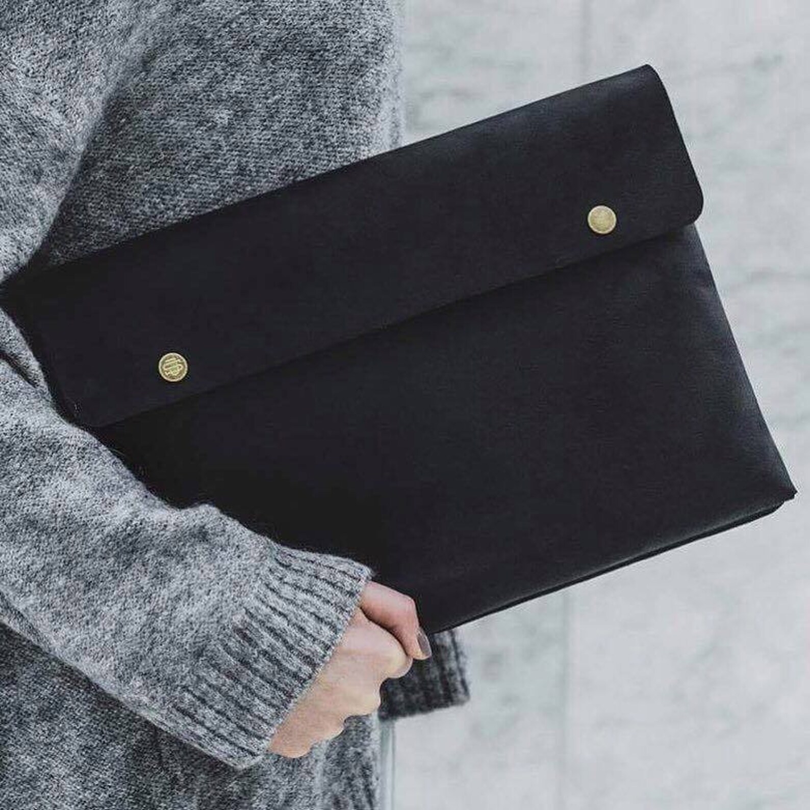 Laptop Sleeve Minimalist Laptop Case Genuine Leather Macbook Etsy UK