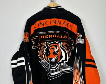 Cincinnati Bengals NFL Jacket Vintage 90s Jacket Size XL - Etsy