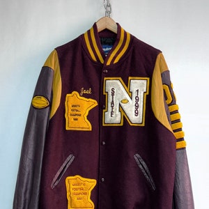 Blouson universitaire américain shop