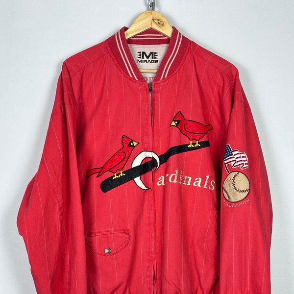 Bomber Cardinals Mirage St.Louis Cooperstown Kollektion MLB 90er Jahre Größe XL