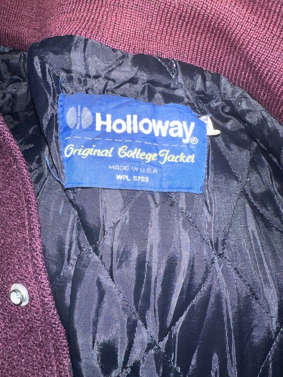 Teddy Jacket Varsity Jacket American Football Wool Leather Sleeves Year 1999 Brand Holloway Size L Made in USA Etsy Ireland
