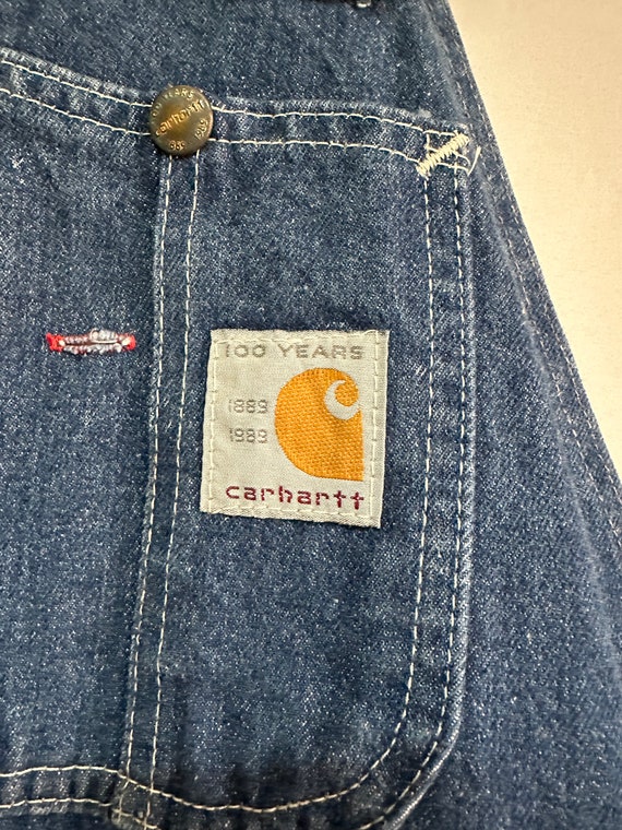 カーハート1989 100 years オーバーオール Vtg 1989 CARHARTT 100