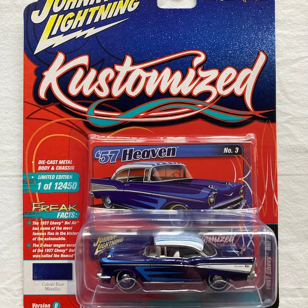 Johnny Lightning Kustomized 1957 Chevy Bel Air - Street Freaks - New in Package