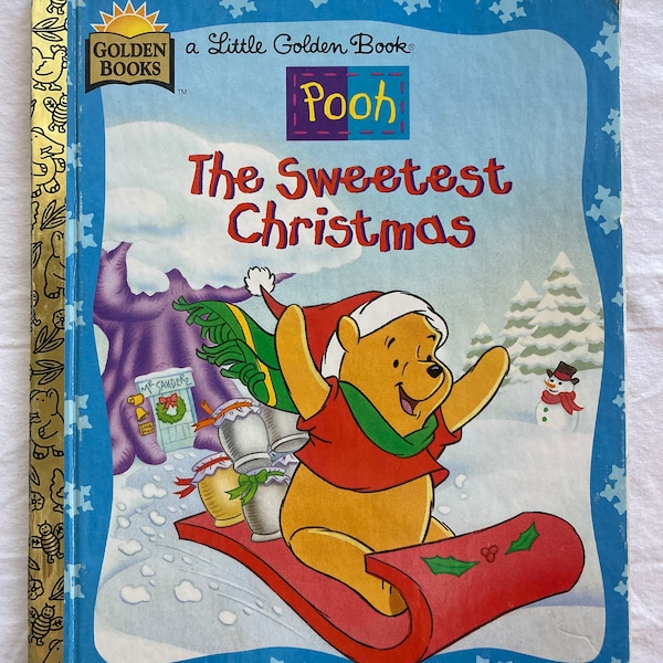 A Little Golden Book Pooh The Sweetest Christmas