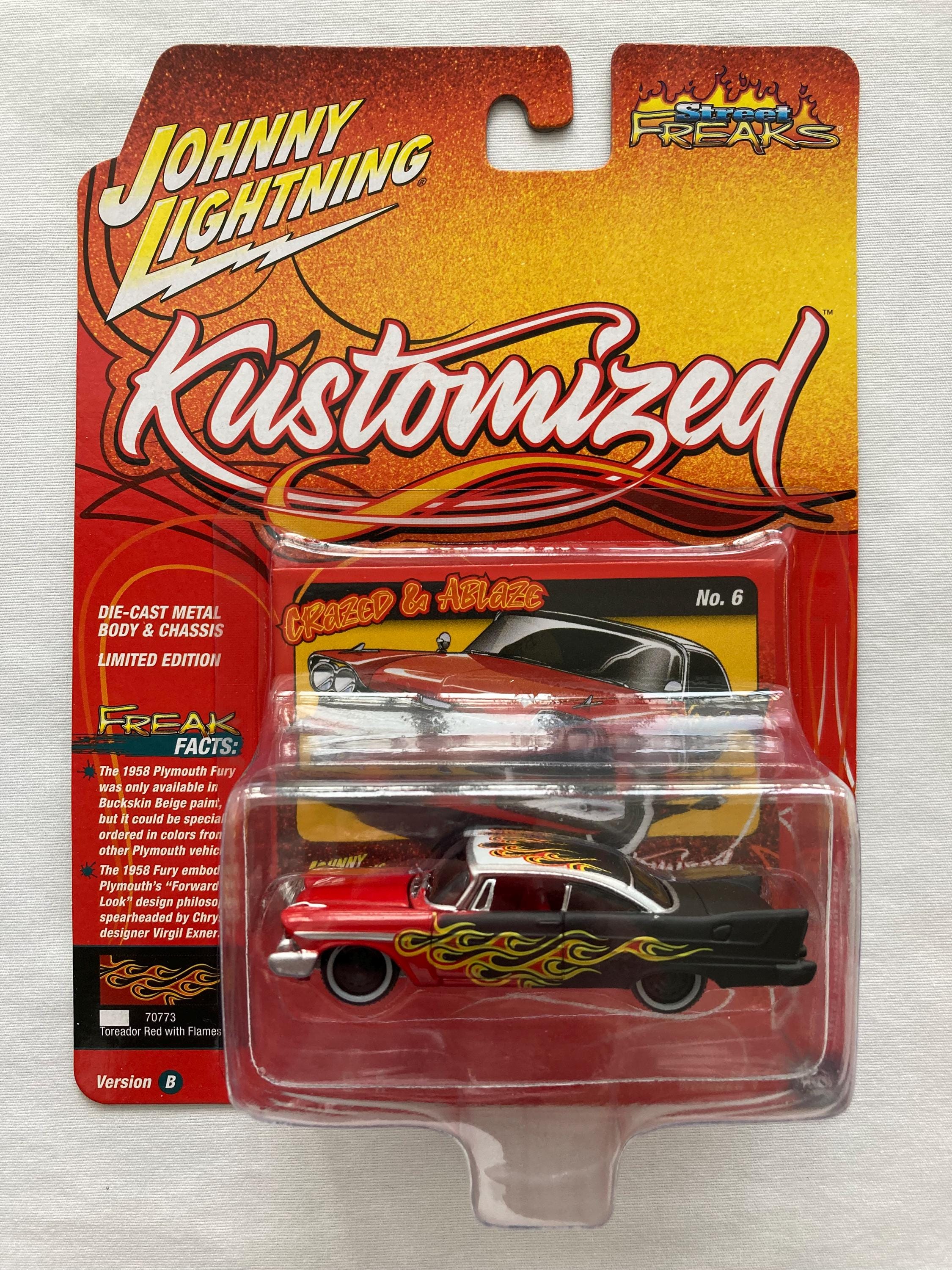 Johnny Lightning Kustomized 1958 Plymouth Fury - Street Freaks
