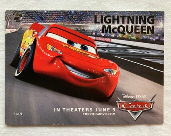 Lightning McQueen Trading Card - Disney Pixar Cars - #1