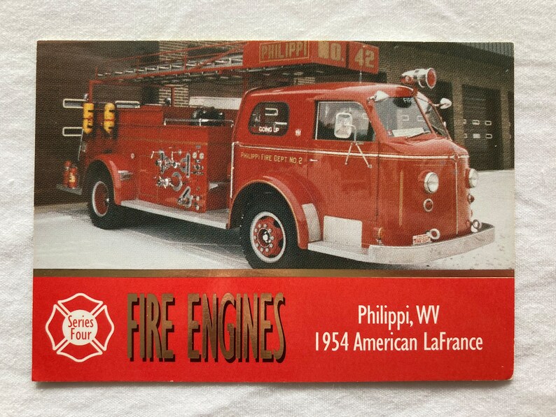 1954 American Lafrance Philippi West Virginia Fire Truck Etsy