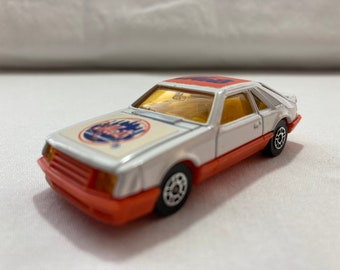 Vintage Corgi 1982 Ford Mustang Cobra New York Mets Baseball Trading Cars #420