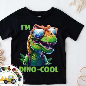 T-Rex Dinosaur PNG I&#39;m Dino Cool Dinosaurs Sublimation Digital Download PNG Commercial Use Jungle Dinosaur PNG Jurassic Kids Baby Toddler