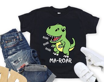 Passover Maror Ma-Roar Dinosaur T-Shirt, Kids Passover Outfit Funny Pesach Toddler Baby Tee, Pesach Jewish Holiday Apparel Kids Dino Shirt