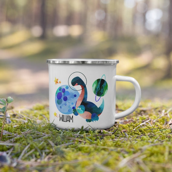 Personalized Outer Space Dinosaurs Mug Gift for Kids Kids Mugs