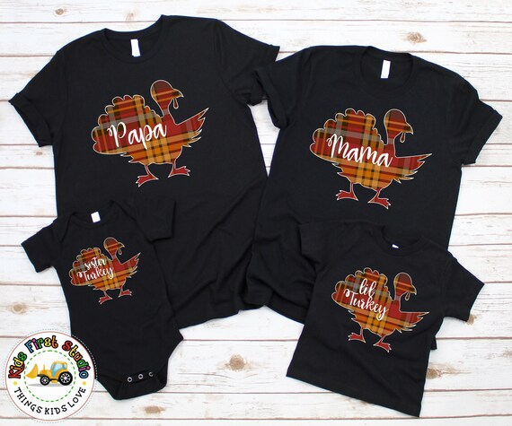 Matching family shirts for thanksgiving top