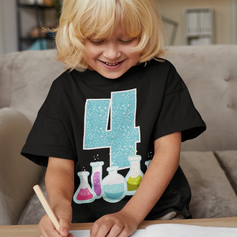 Science Birthday Shirt Family Matching Personalized Science Etsy