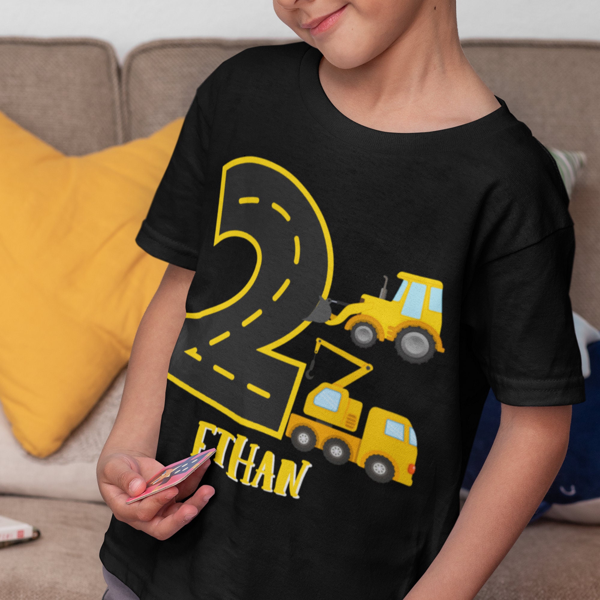  2º cumpleaños camiseta niño 2 años niño pequeño niño