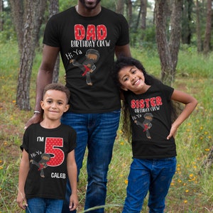 Family Matching Ninja Birthday Shirts, Personalized Ninja Birthday ...