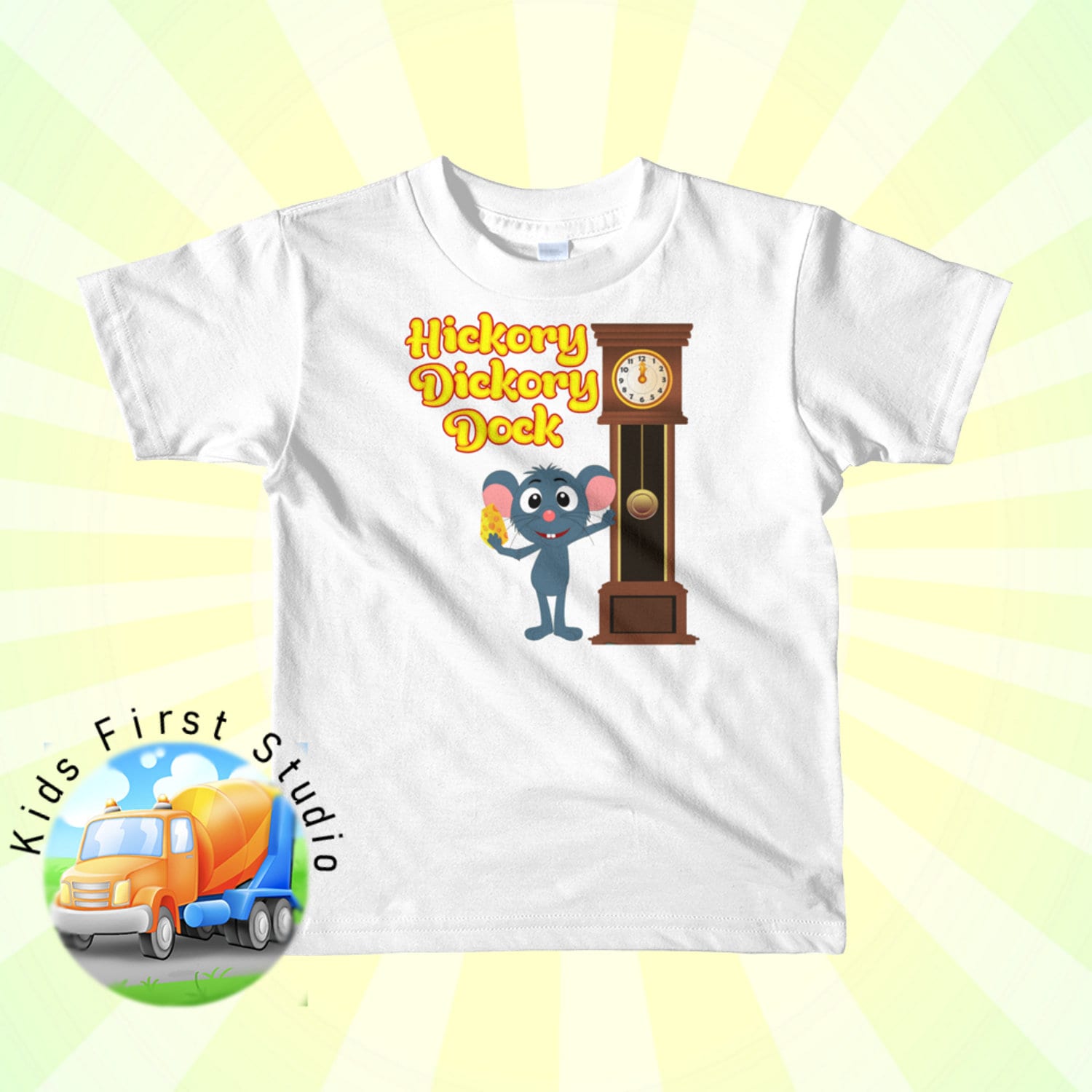 Hickory Dickory Dock the Mouse Ran up the Clock Favorite - Etsy