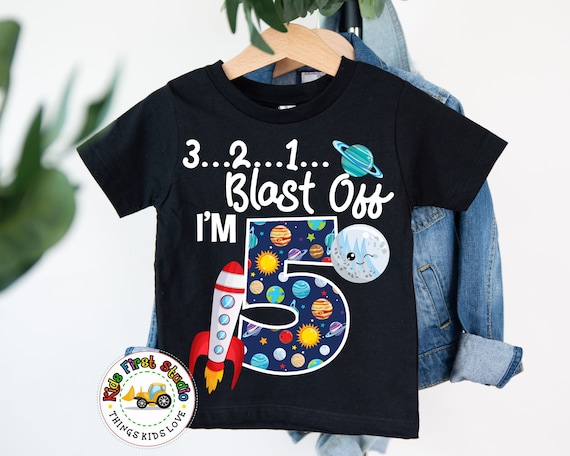 Kids 5 Year Old Outer Space Birthday Shirt Solar Planets 5th Gift Kids 5 Year Old Outer Space Birthday Shirt Solar Planets 5th Gift
