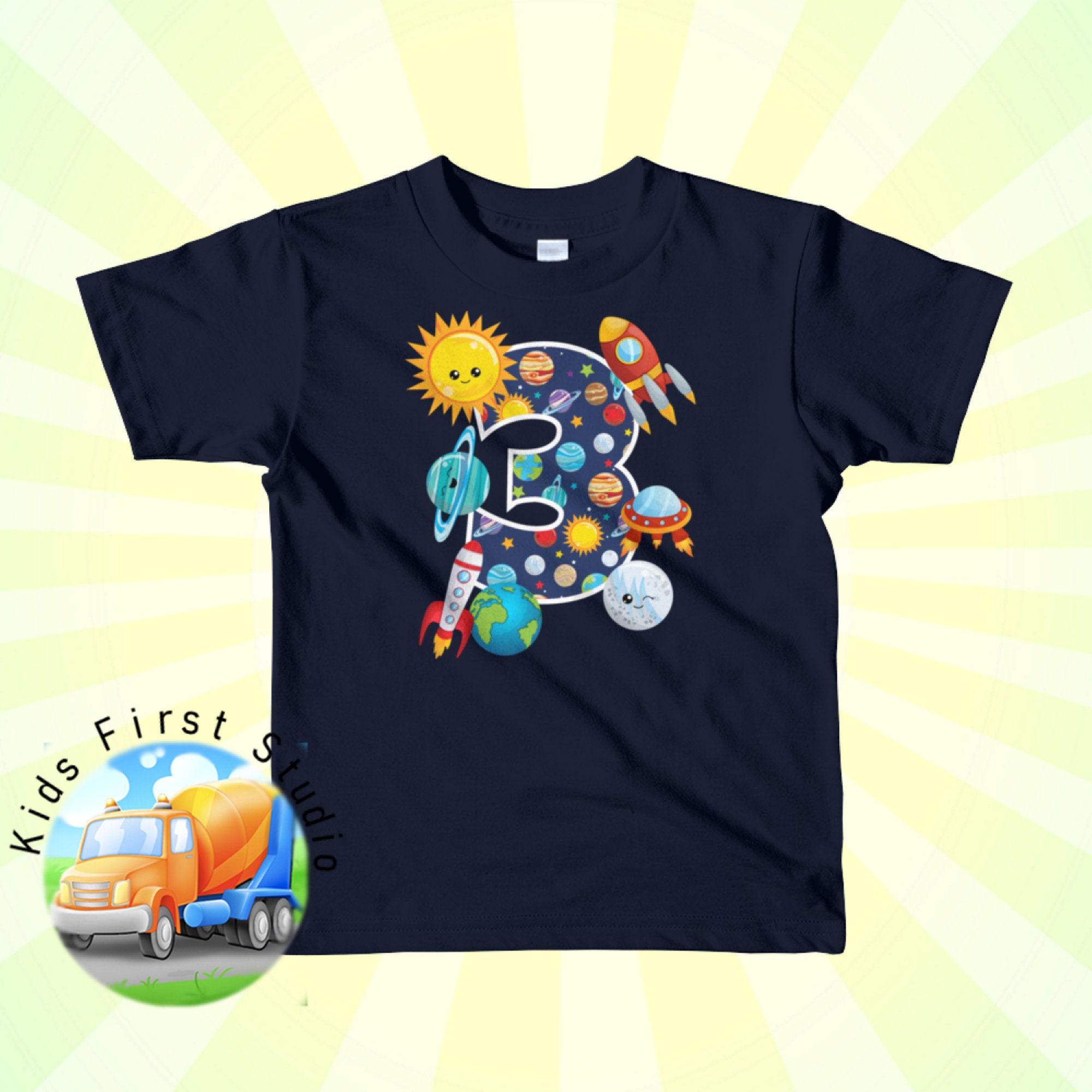 1st Birthday Party Kids T-shirt 