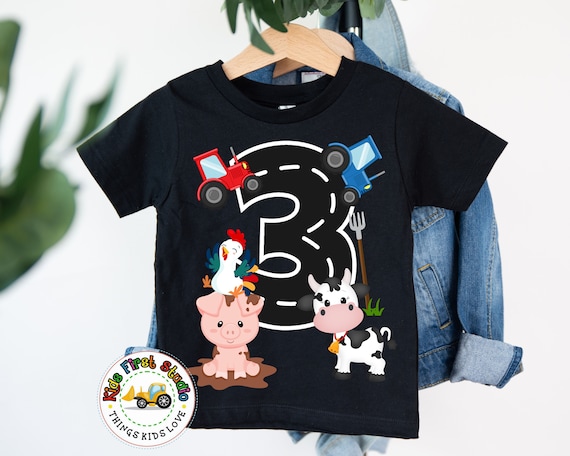 Kids 3rd Birthday Shirt For Boys 3 Three | Age 3 Gift Ideas Kids 3rd Birthday Shirt For Boys 3 Three | Age 3 Gift Ideas