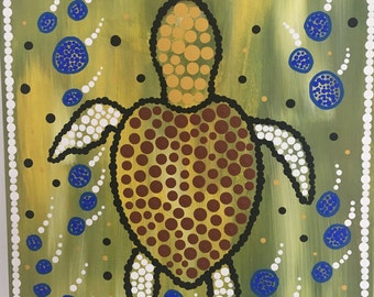 Aboriginal and Torres Strait Islander Art Rainbow Over the Land - Etsy